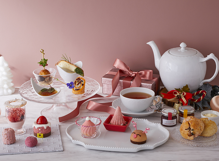 Festive Pink Afternoon Tea